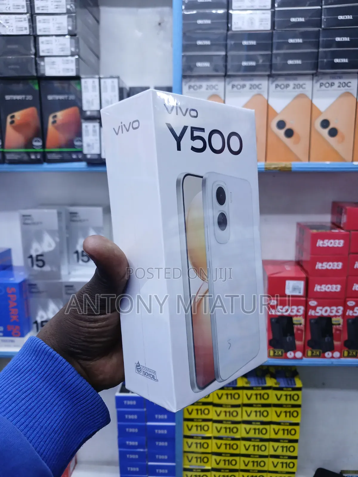 New Vivo Y500 256 GB Black