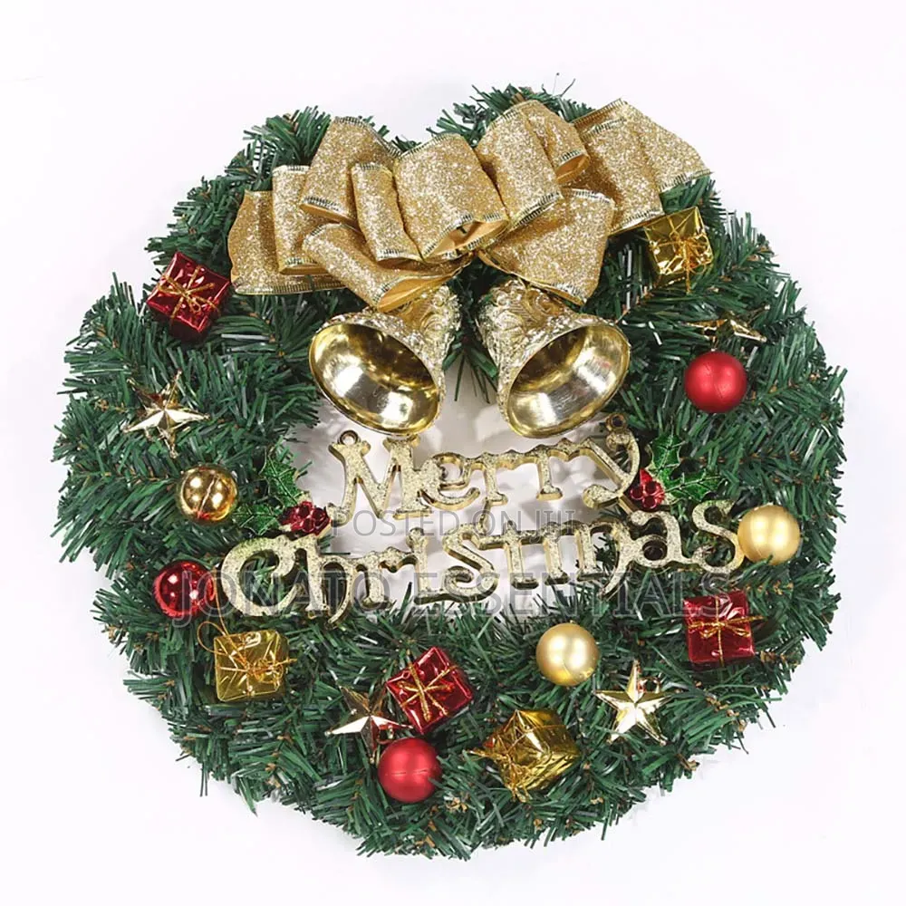 Christmas Wreath Door Decoration 30cm Festive Wreath