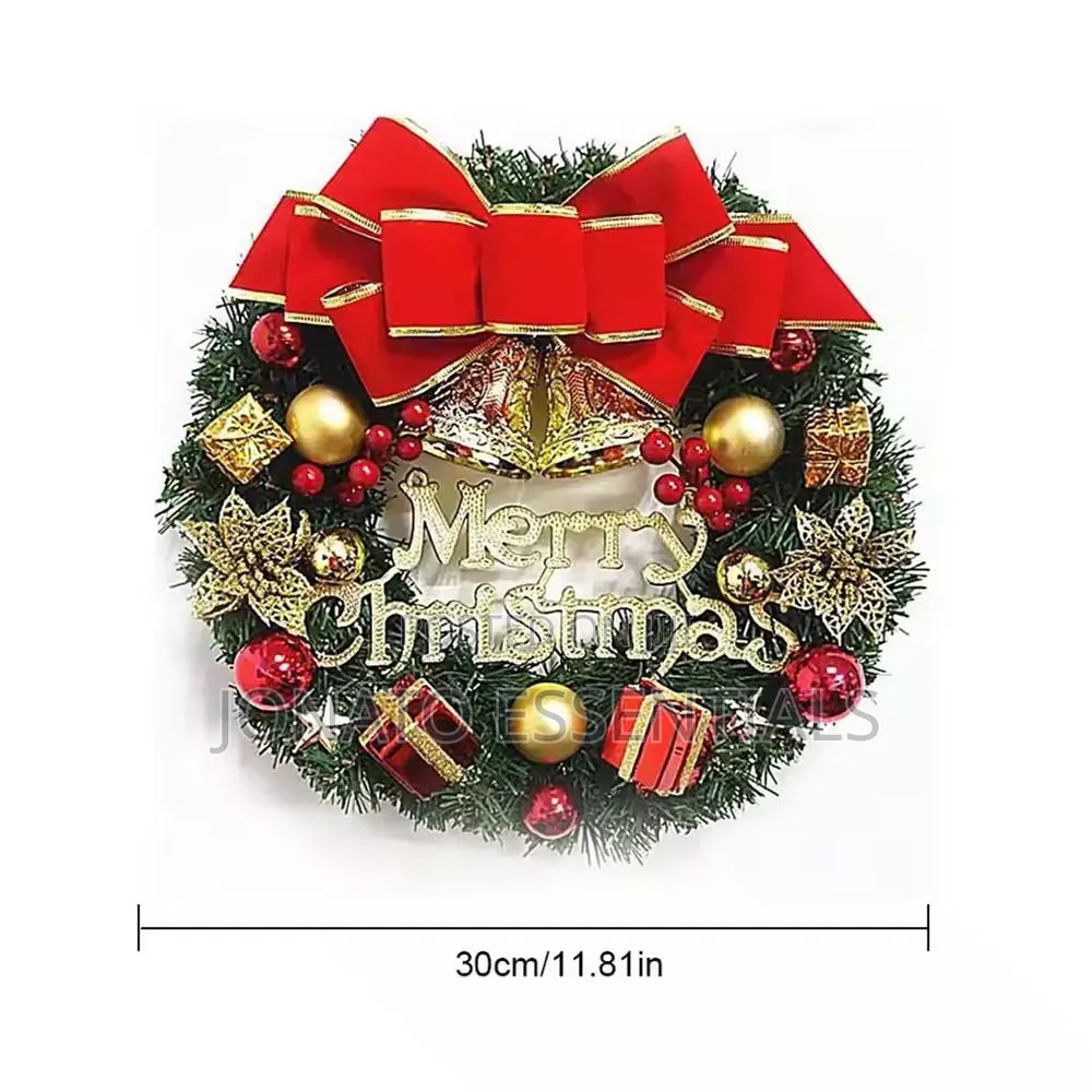 Christmas Wreath Door Decoration 30cm Festive Wreath