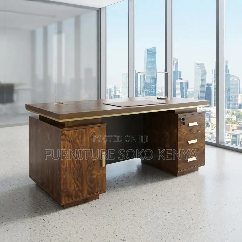 Golden Designed Table | Executive 140cm Home Office Desk