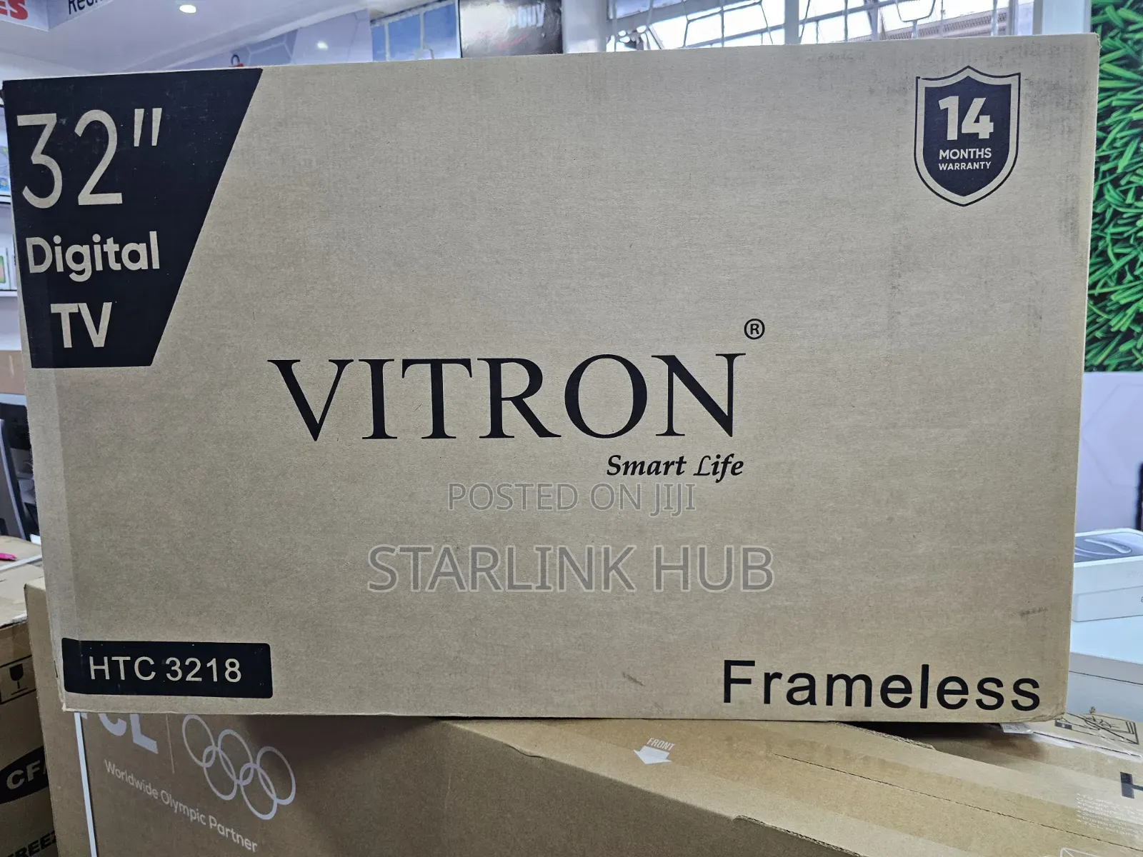 Vitron Frameless 32 LED Digital TV Inbuilt Decoder HTC3218 HD