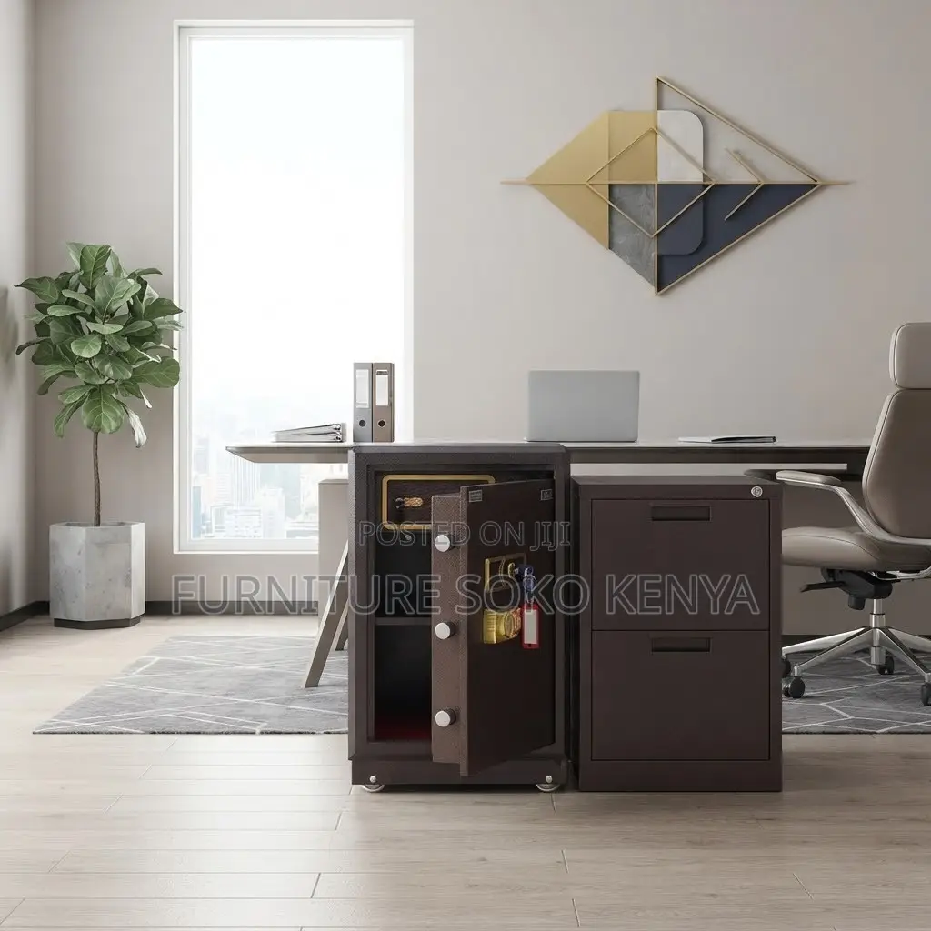 Home Office Safes | 60KGS Brown Fireproof Goods Safes