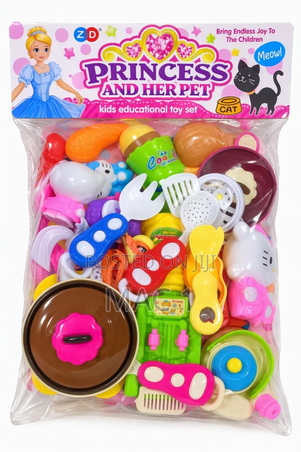 Princess Kitchen Play Set for Kids – Cooking & Food Toy Set