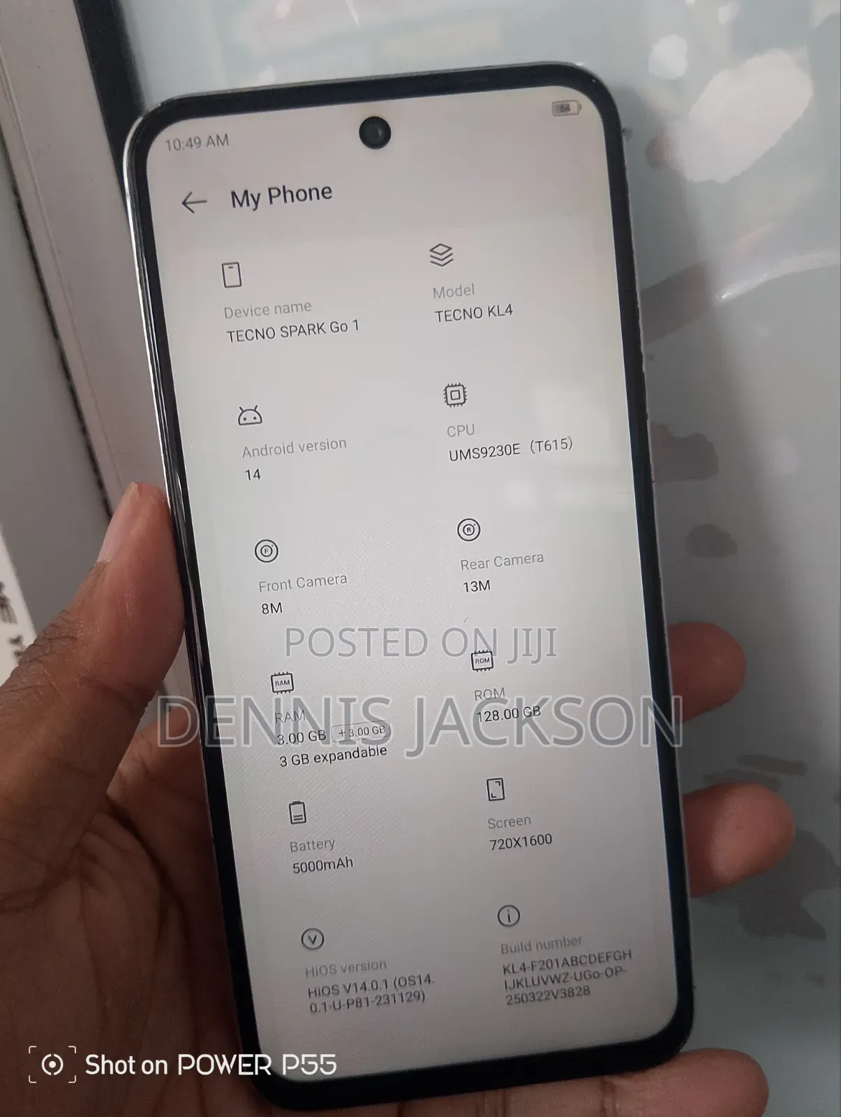 Tecno Pop 9 128 GB White