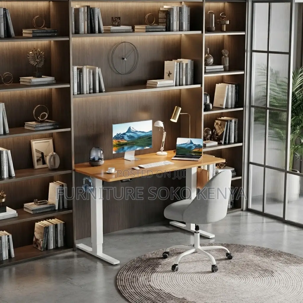 Electric Office Desk | 1.8M Adjustable Modern Home Studio Table