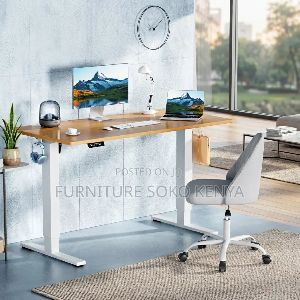 Electric Office Desk | 1.8M Adjustable Modern Home Studio Table