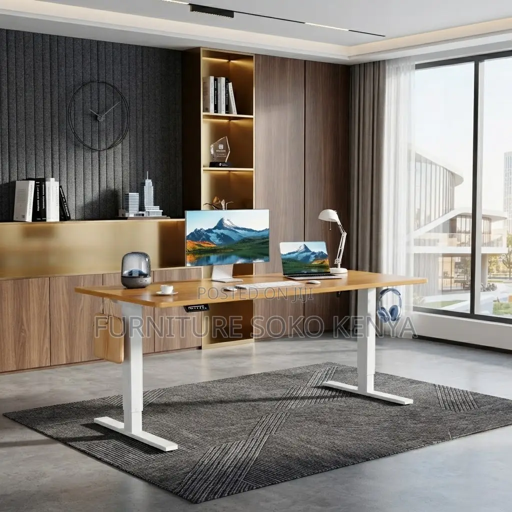 Electric Office Desk | 1.8M Adjustable Modern Home Studio Table