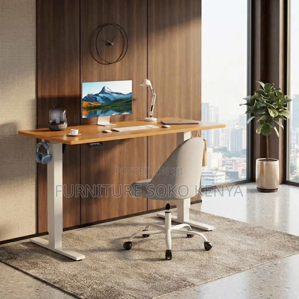Electric Office Desk | 1.8M Adjustable Modern Home Studio Table