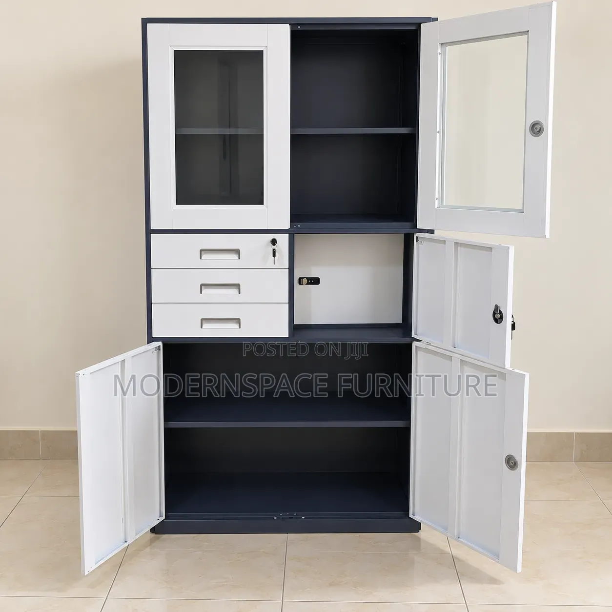 Lockable Steel Filing and Storage Cabinet