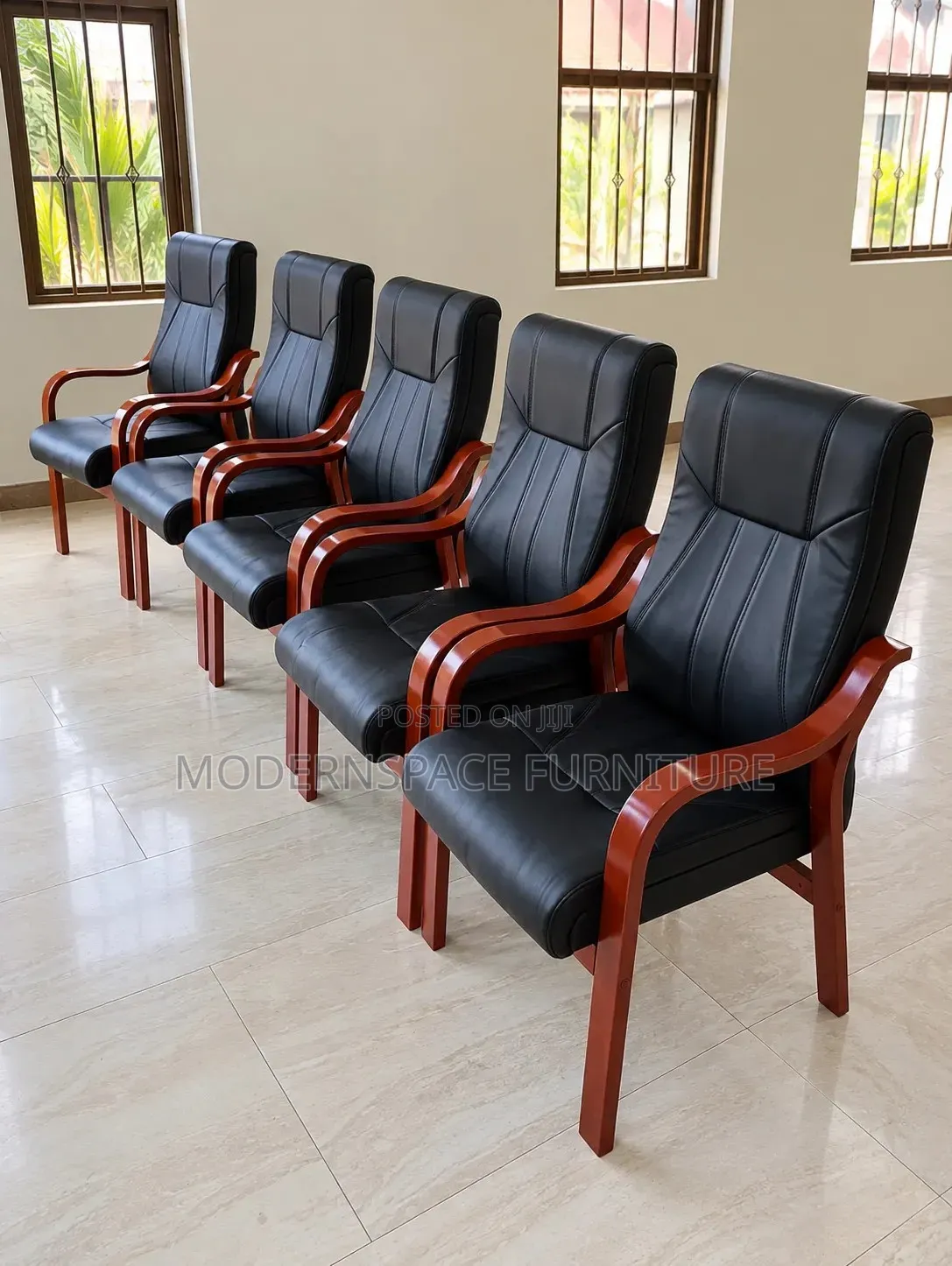 Managerial Leather Guest Chairs