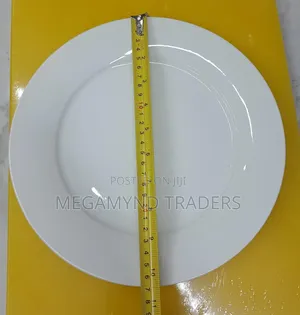 Ceramic Dinner Plate 6pc / White Plate Dinner
