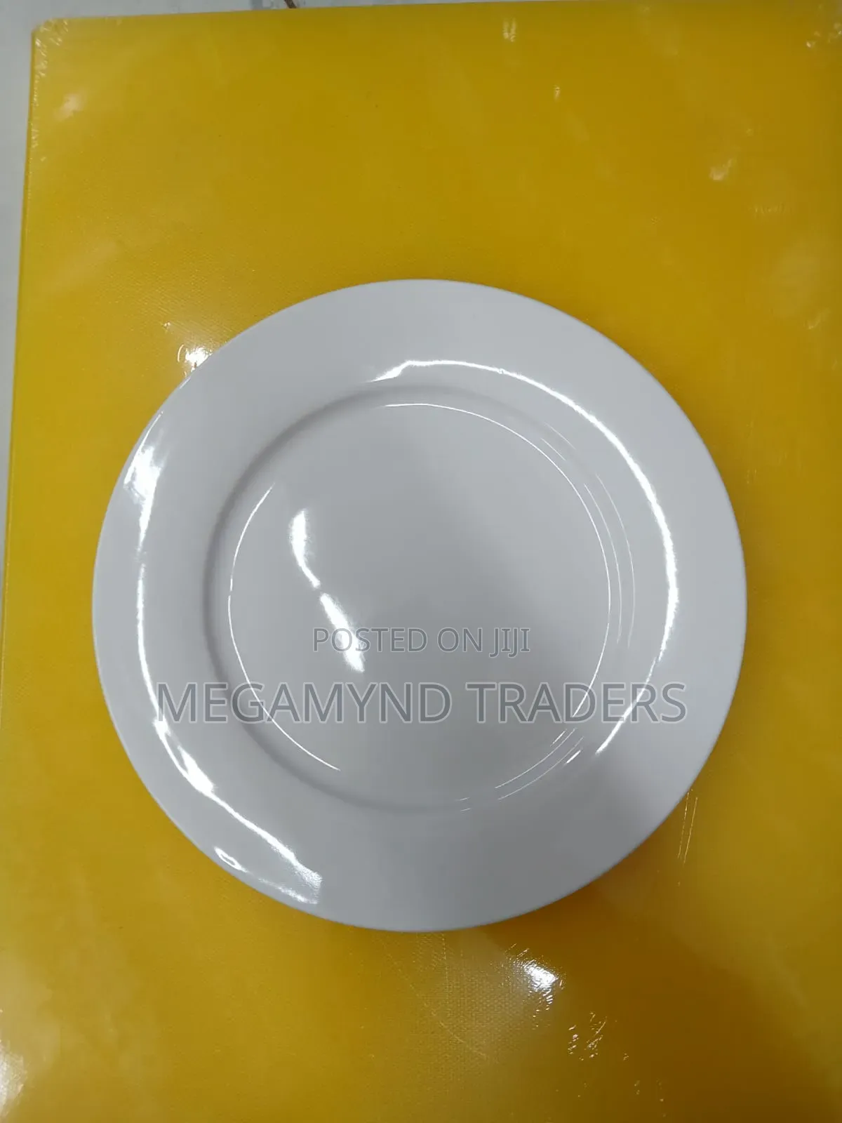 Ceramic Dinner Plate 6pc / White Plate Dinner