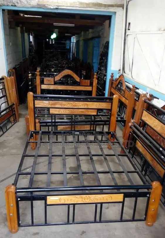 Metallic/Wooden Beds 5*6