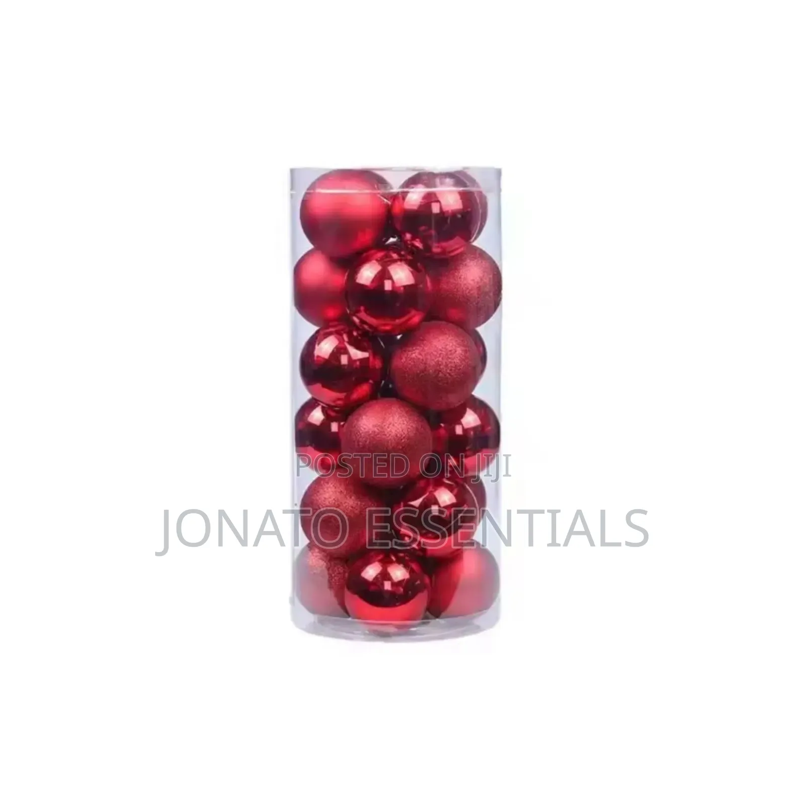 Christmas Tree Decorations Baubles 24 Piece Set 6cm, Decoration Balls