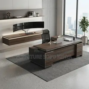 180cm Designed L Shape Desk | Executive Urban Office Table