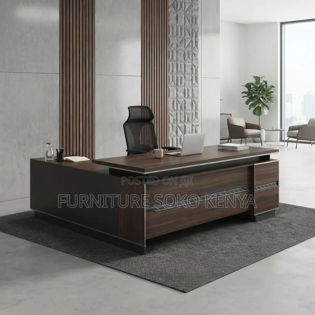 180cm Designed L Shape Desk | Executive Urban Office Table