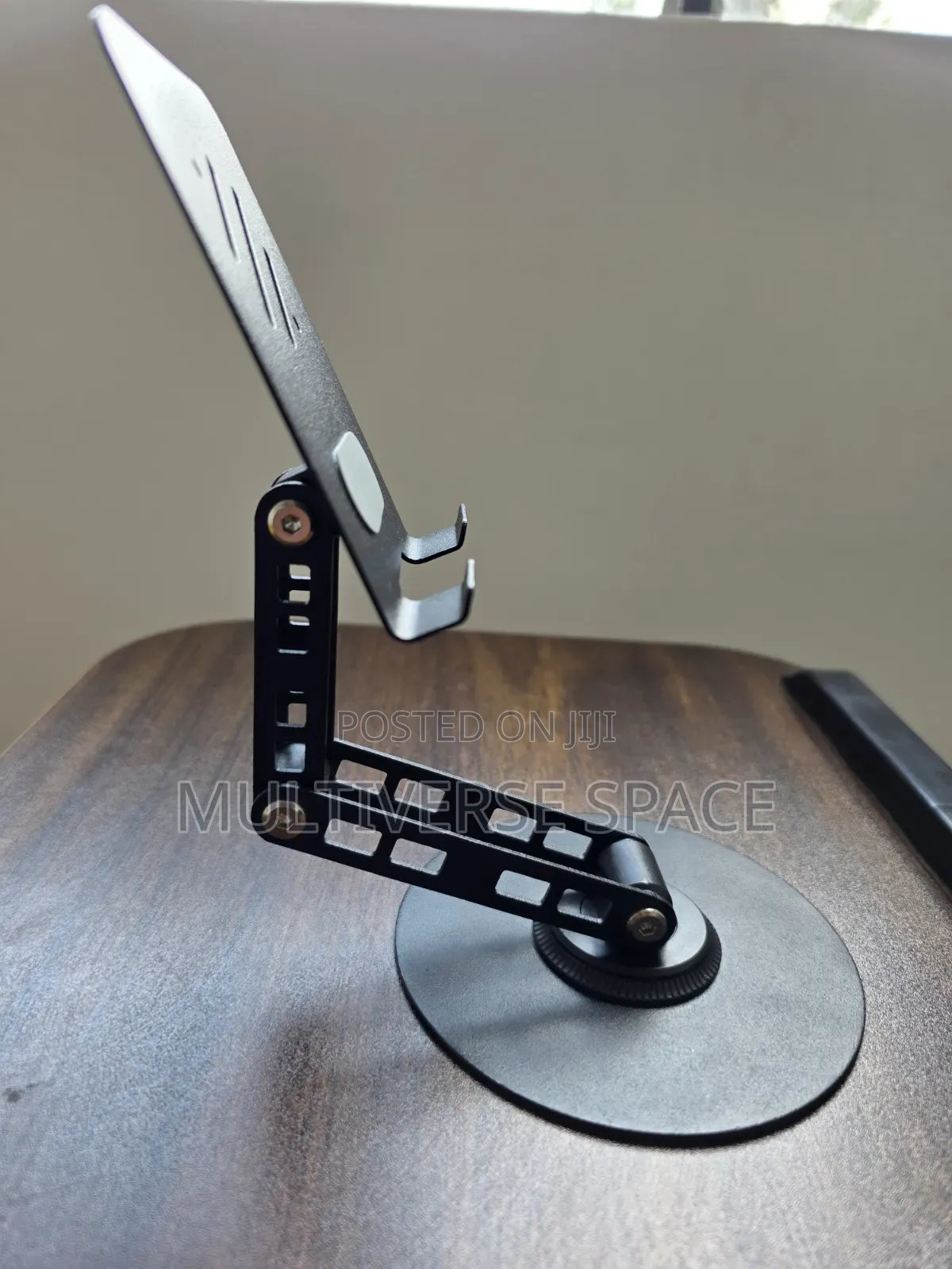 360 Metallic Foldable Desk Top Mobile Tablet Phone Holder Mount Stand