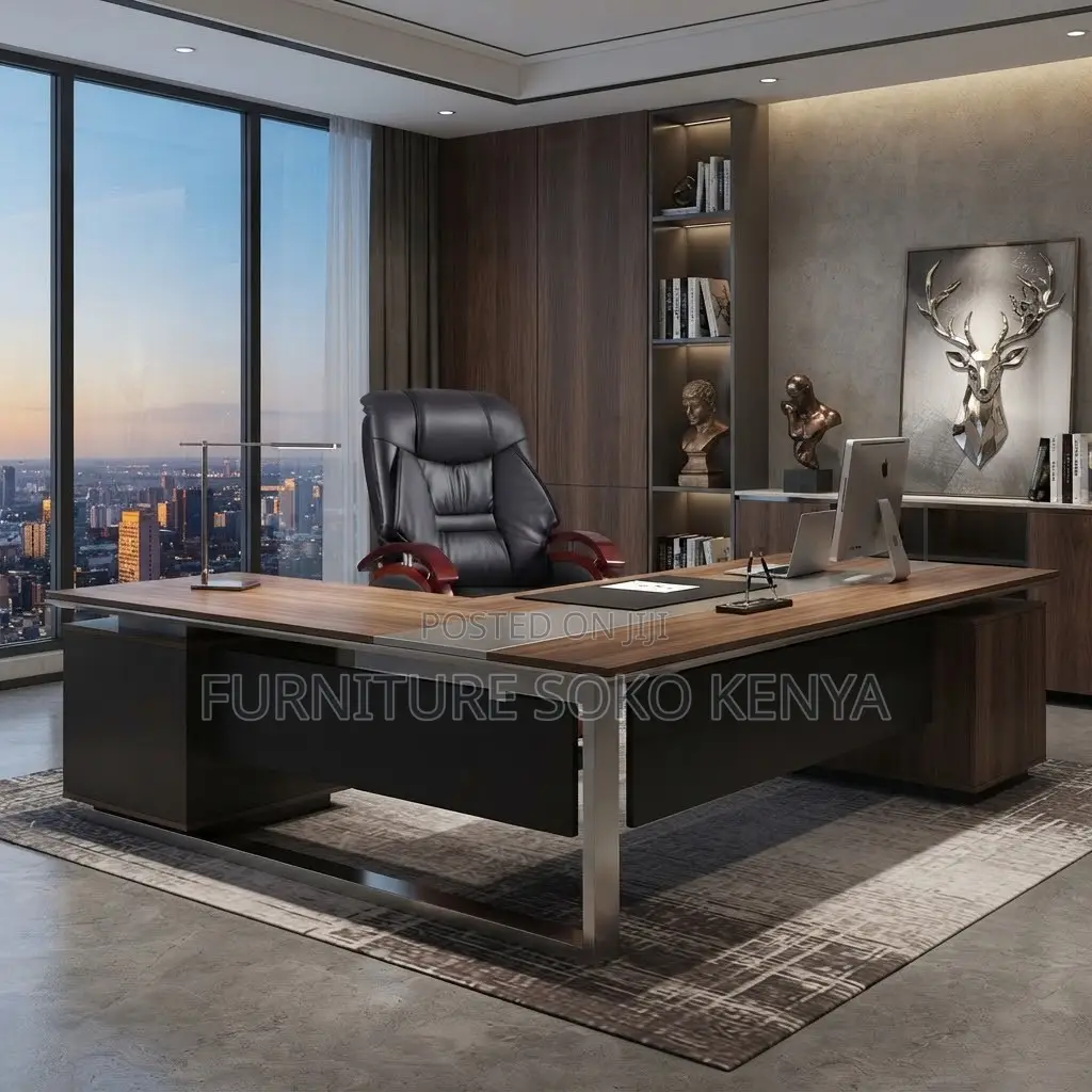 Heavy Cushioned Leather Chair | Executive High Backrest C.E.O Seats