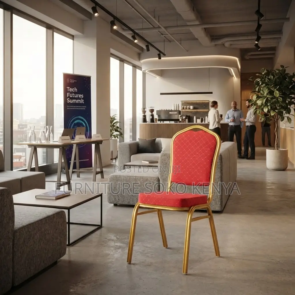 Fabric Armless Seat | Conference Chair With Mid Backrest