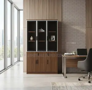 Office Storage Cabinet | Filing Lockable Brown Cabinet