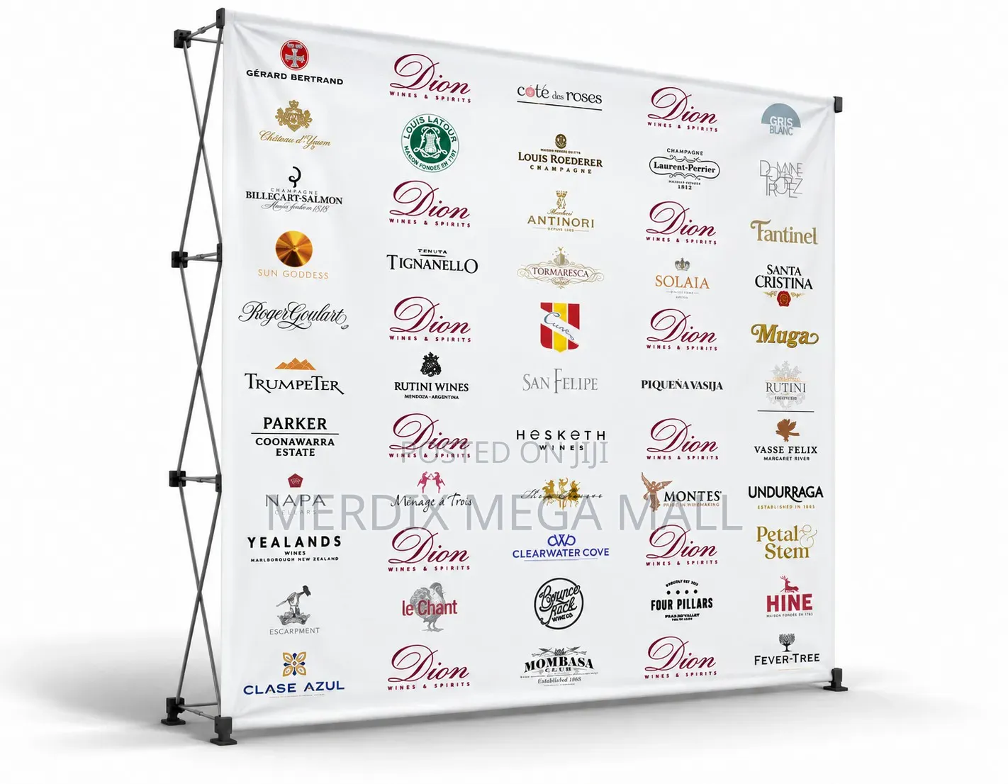3m X 2.26m MEDIA BANNER Stand