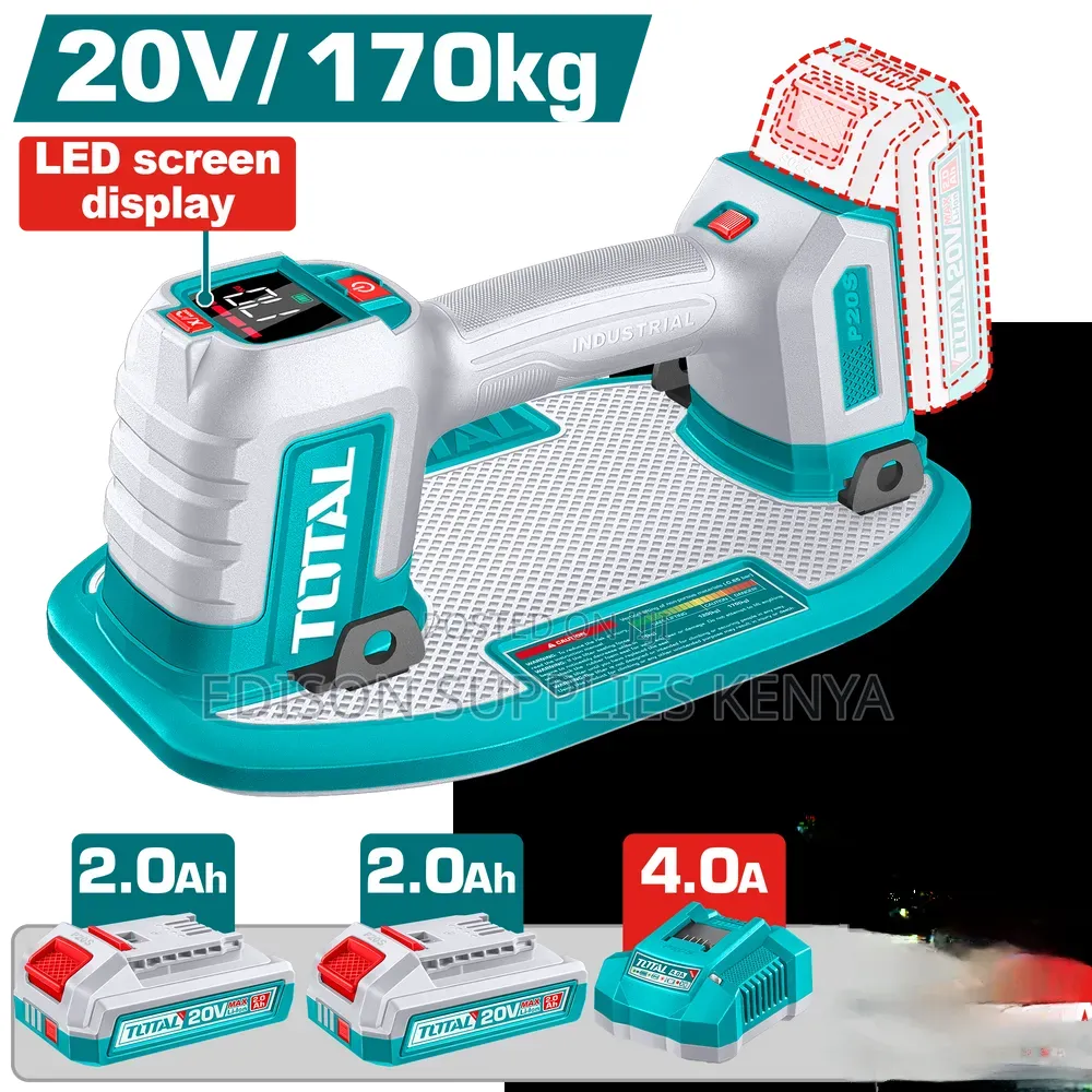 Total Electric Vacuum Suction Glass Lifter Sucker Dent Puller 170kg
