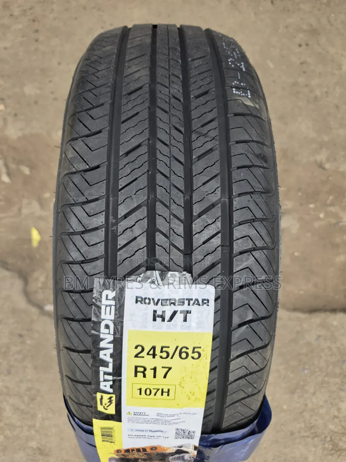 245 /65 R17 Atlander Tires(highway Terrain) Thailand.