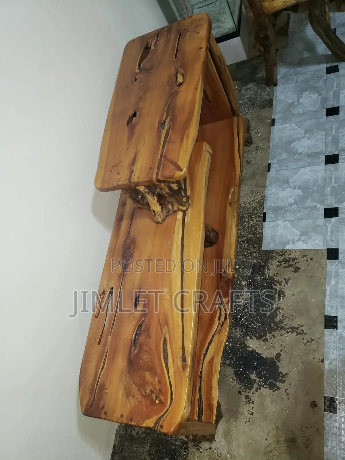 Rustic Wood TV Stand