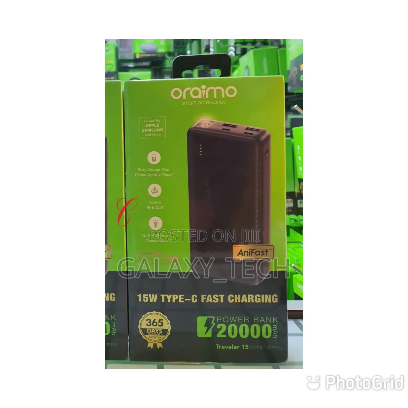 ORAIMO *Traveler 15* OPB-1201P *15W 20,000mAh Powerbank