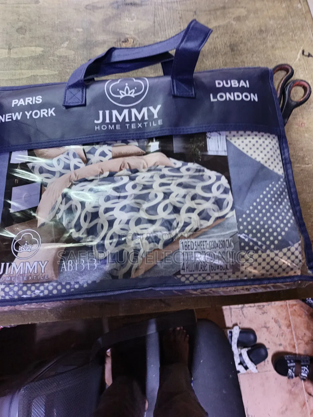 High-Quality Cotton Jimmy Home Textile Bedsheet & Duvet Cover Combo