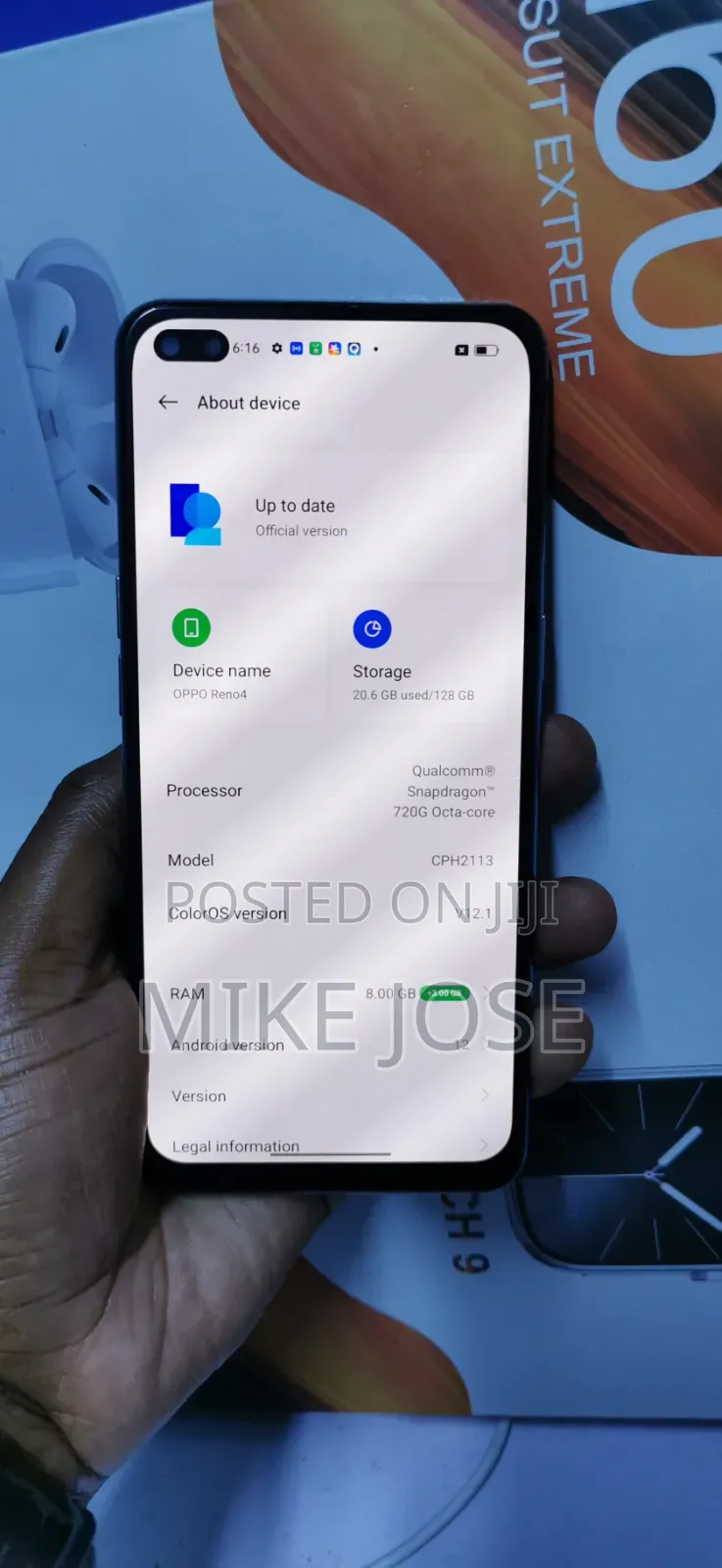 Oppo Reno 4 Pro 128 GB Black