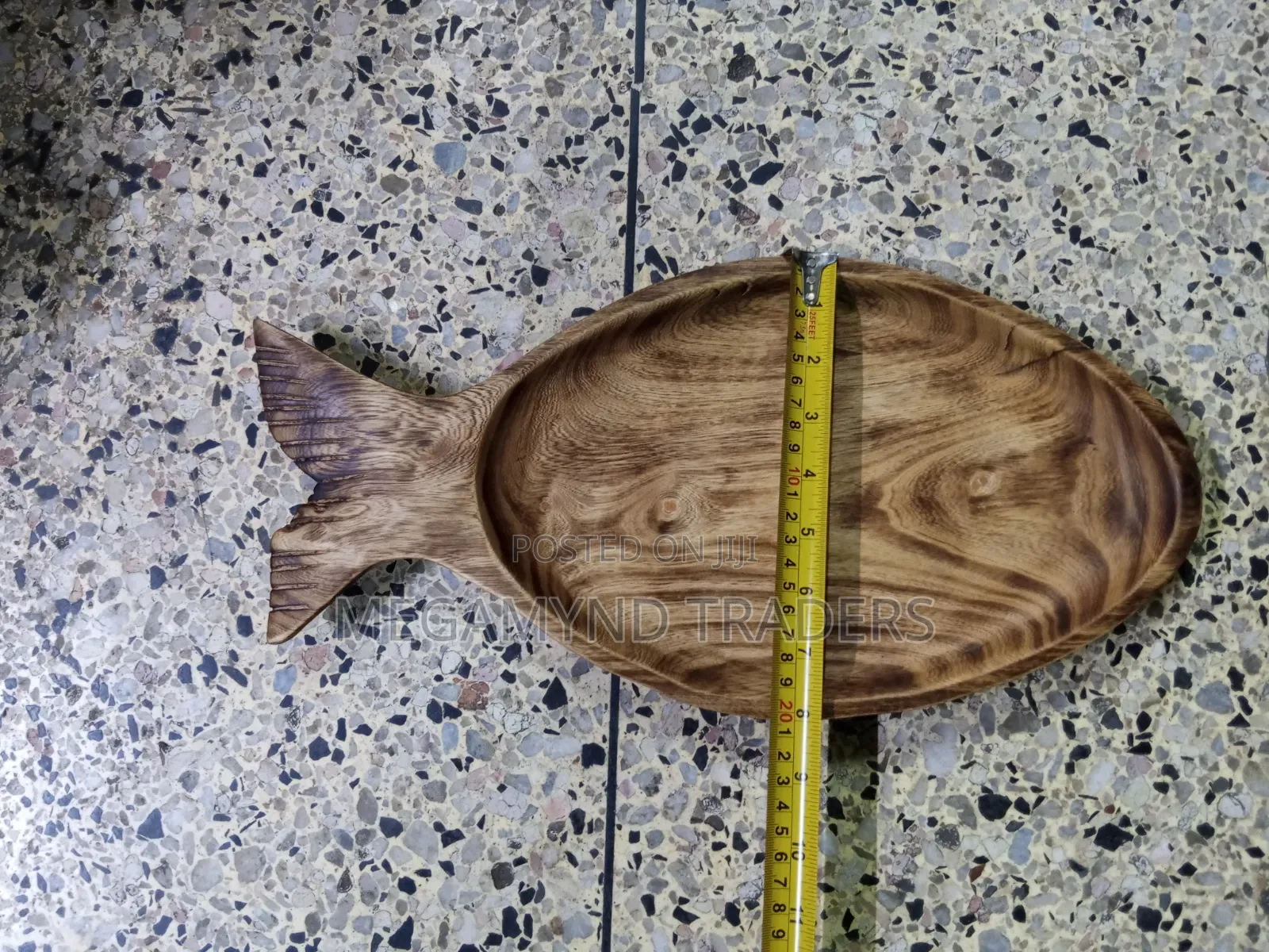 Wooden Fish Platter / Restaurant Fish Plate Wooden