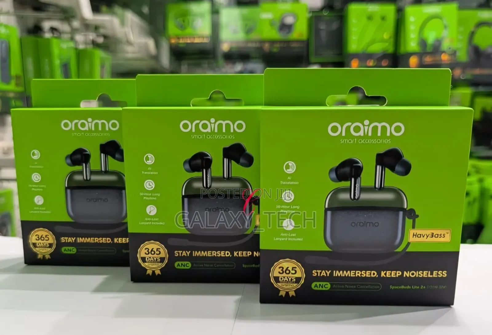 Oraimo SpaceBuds Lite 2+ - OTW-333 With ANC