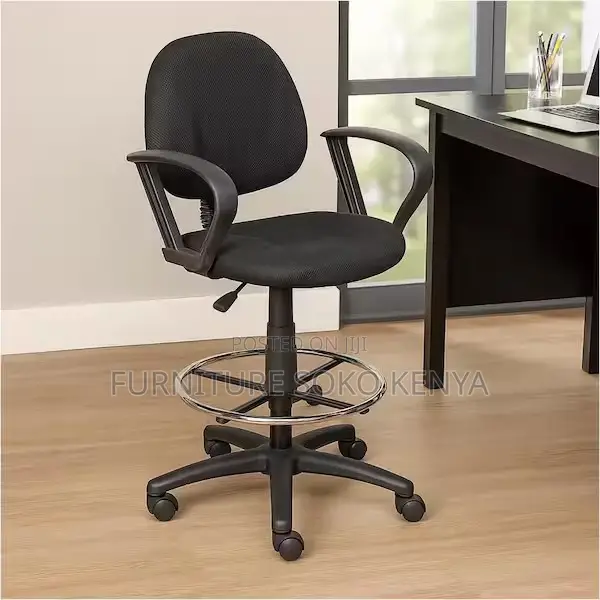 Ergonomic Reception Seat | High Height Standing Receptionist Chairs