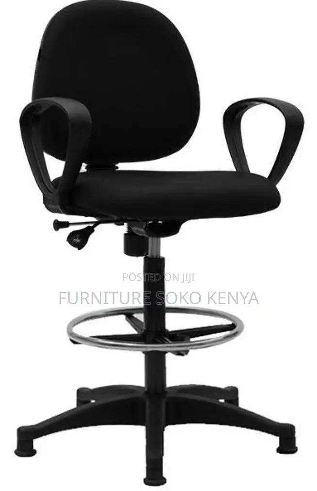 Ergonomic Reception Seat | High Height Standing Receptionist Chairs