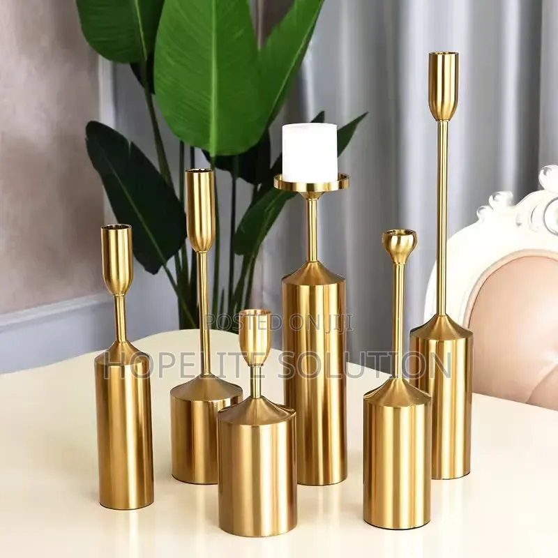Luxury Gold Candle Holders