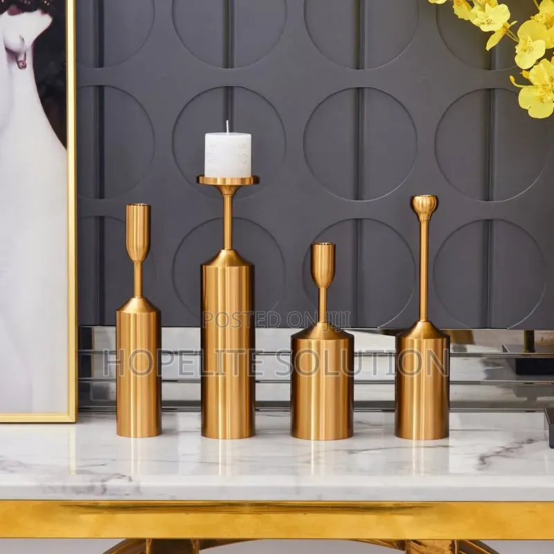Luxury Gold Candle Holders