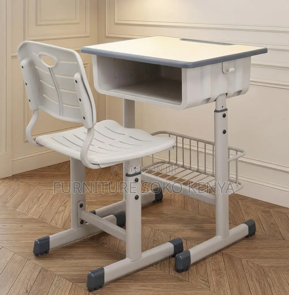 Ergonomic Desk Chair Set | Kids Modern Drawer Table and Seat