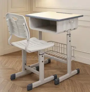 Ergonomic Desk Chair Set | Kids Modern Drawer Table and Seat