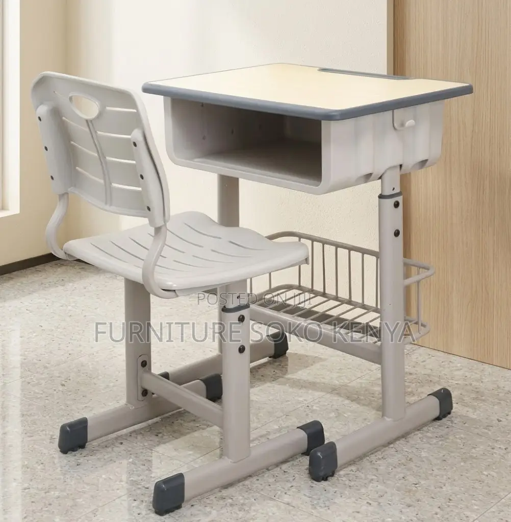 Ergonomic Desk Chair Set | Kids Modern Drawer Table and Seat