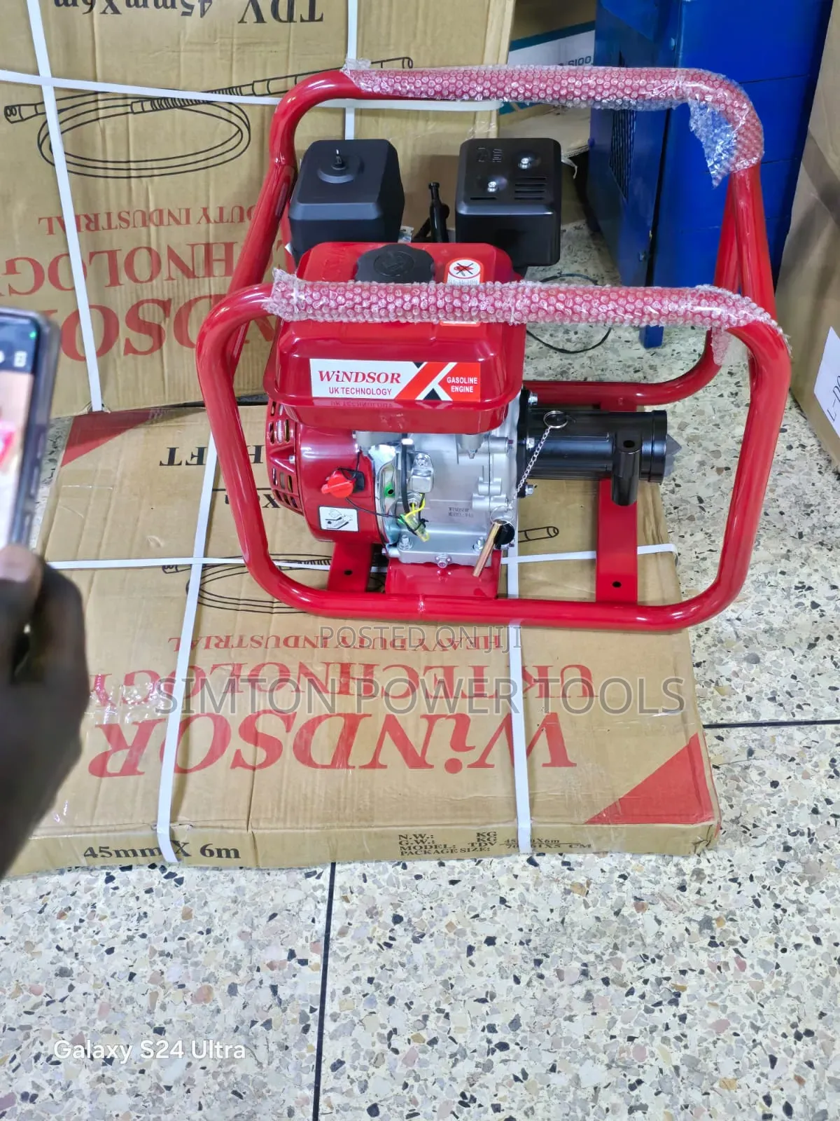 Windsor 7.5HP Petrol/Gasoline Concrete Vibrator Engine