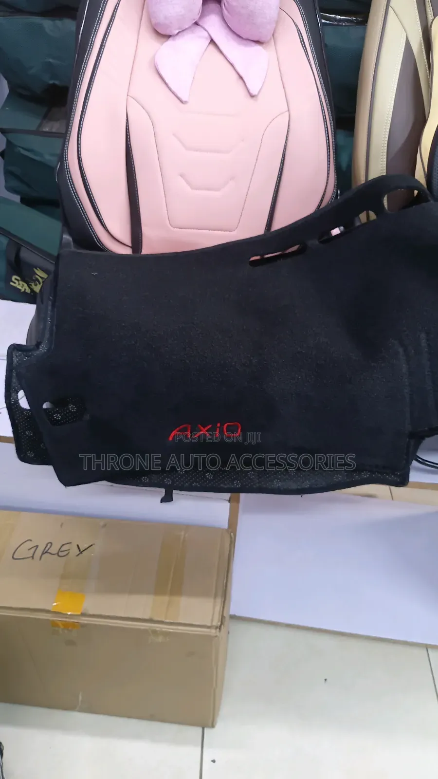 Axio Dashboard Cover Black