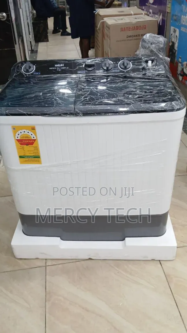 Haier 10kg Twin Tub Semi-Automatic Washing Machine (HTW100-M1217)