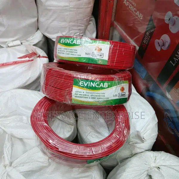 Buy 2.5mm EVINCAB Electrical Wire in Kenya – Yellow Single Core