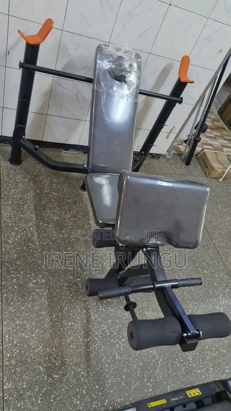 Exercise Bench Press. Multi Purpose Bench
