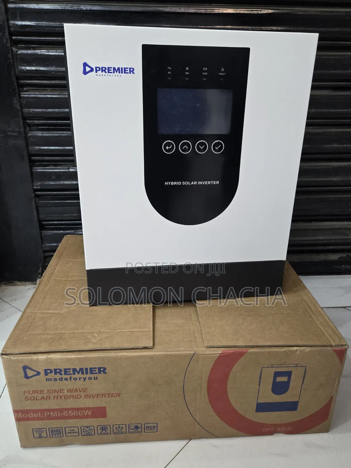 ​PREMIER 6.5kW / 48V PMI-6500W Pure Sine Wave Hybrid Solar Inverter