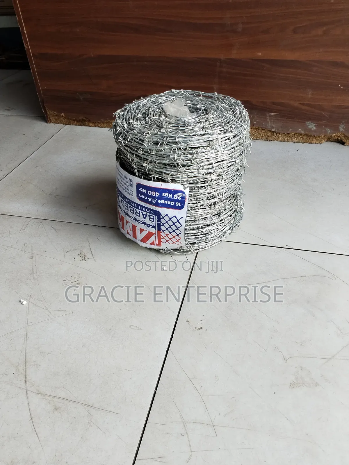 ZEKA Heavy Duty Galvanized Barbed Wire 480 MTRS