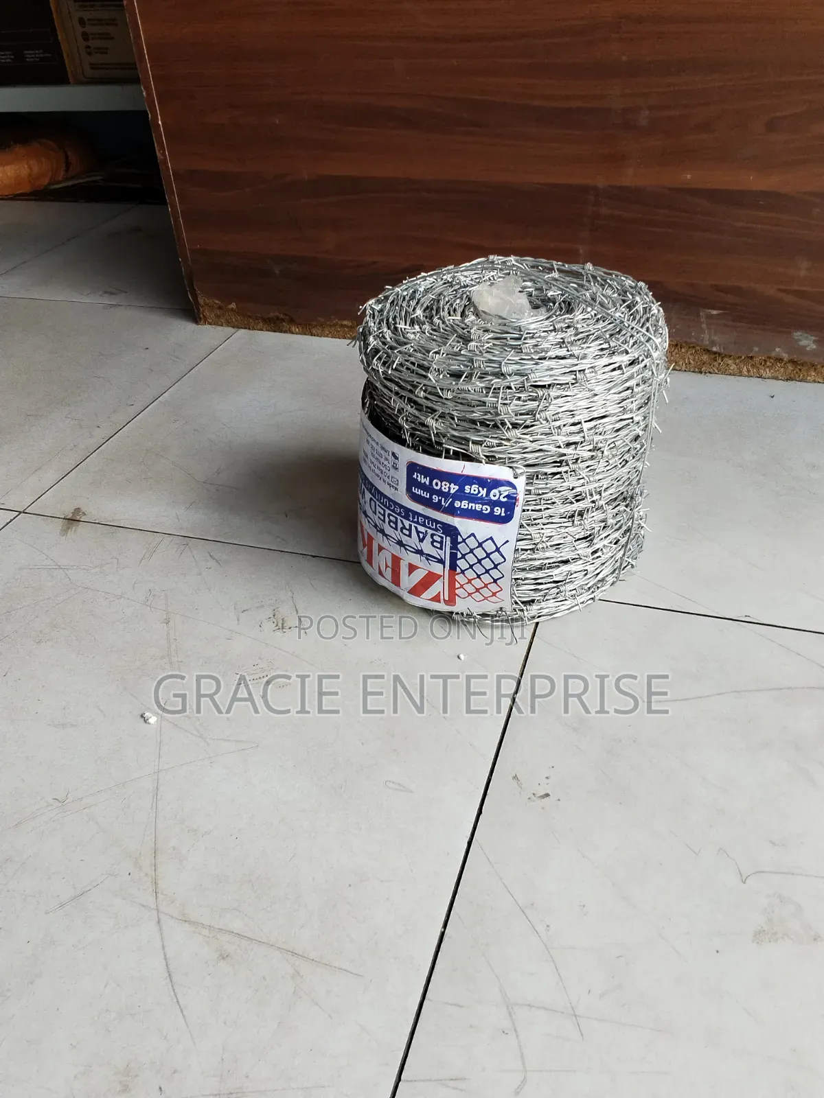 ZEKA Heavy Duty Galvanized Barbed Wire 480 MTRS