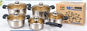 Hm 10pcs Cookware Set