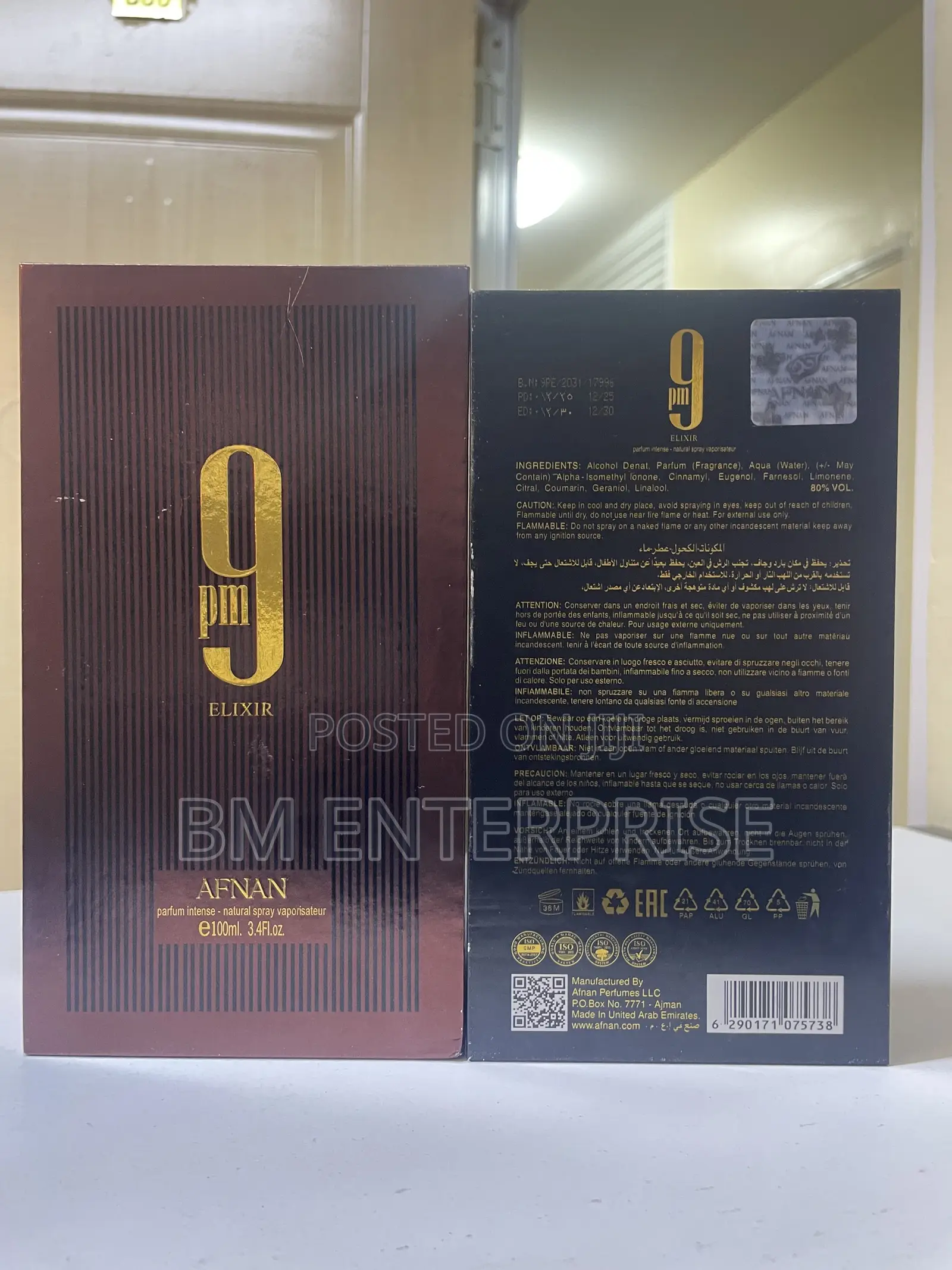 Brand New Afnan 9pm Elixir Available